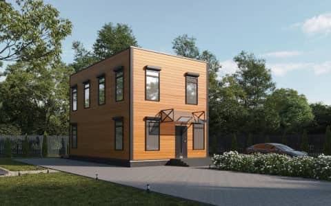 Быстровозводимый дом EFFECT 148