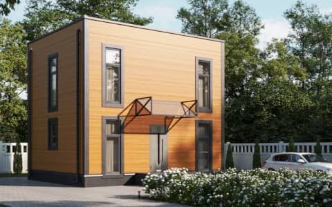 Быстровозводимый дом EFFECT 88