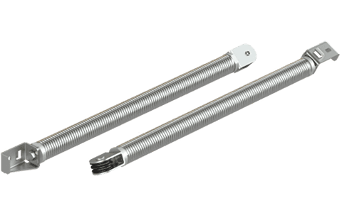 Оцинкованные пружины растяжения для бытовых секционных ворот